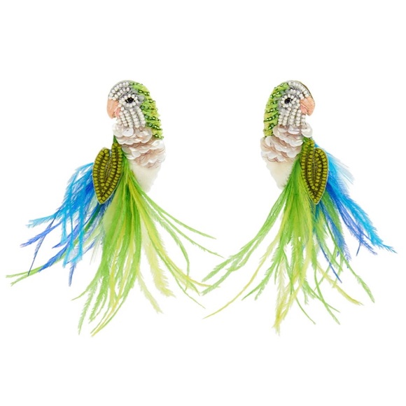 Monk Bird Earrings - Picture 1 of 4